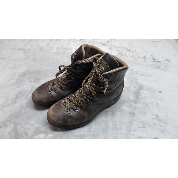 Asolo Mens 12.5 Brown Hiking Working Waterproof Boots